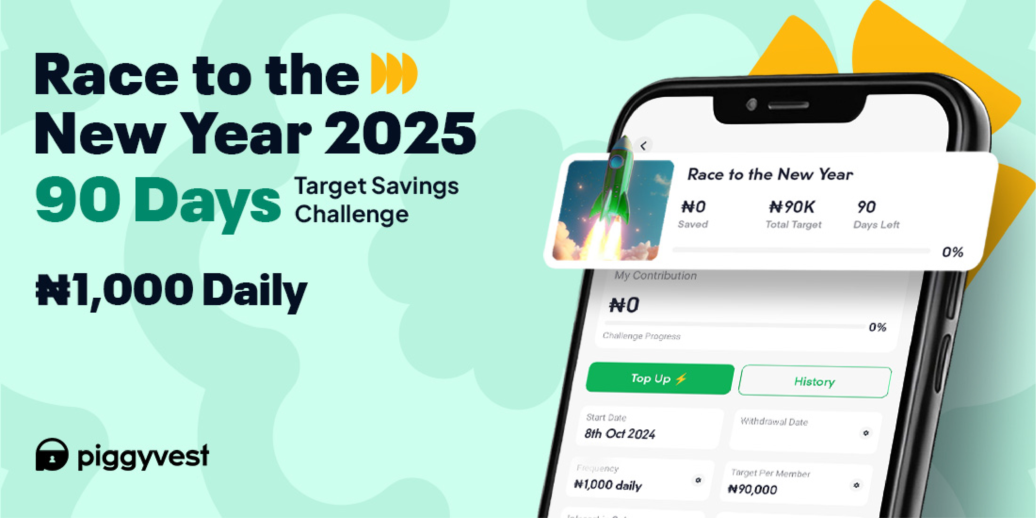 PiggyVest race to the new year