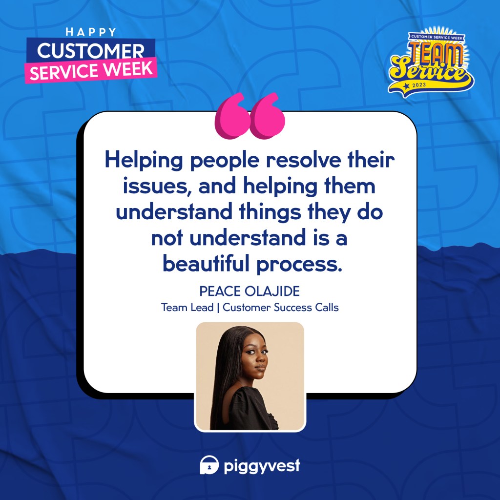 customer success piggyvest