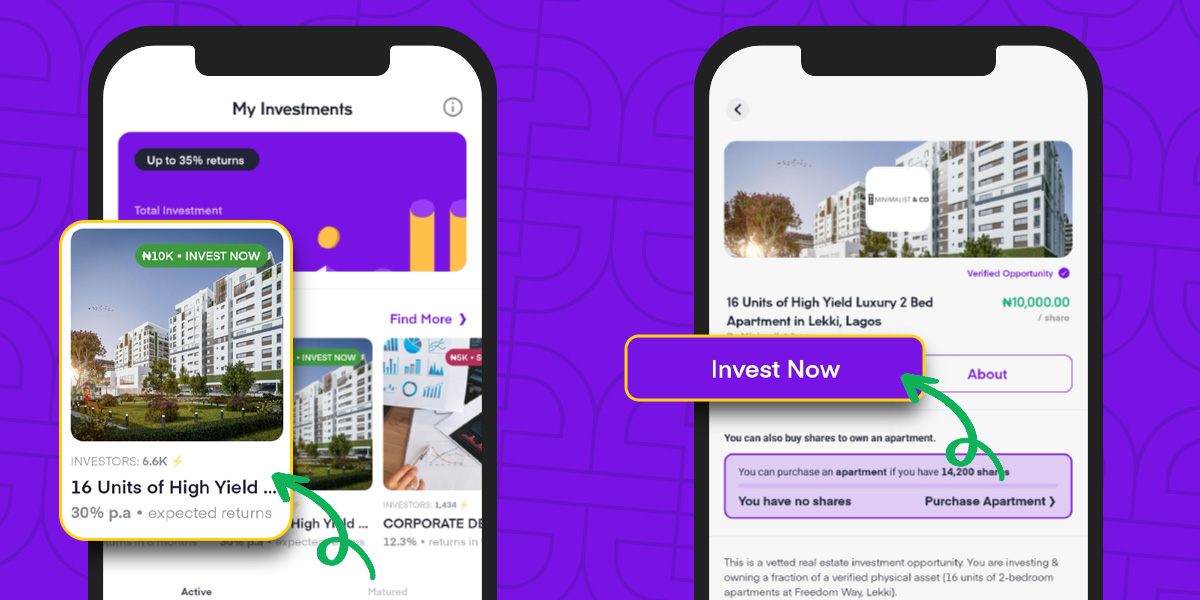 How to use Investify on PiggyVest