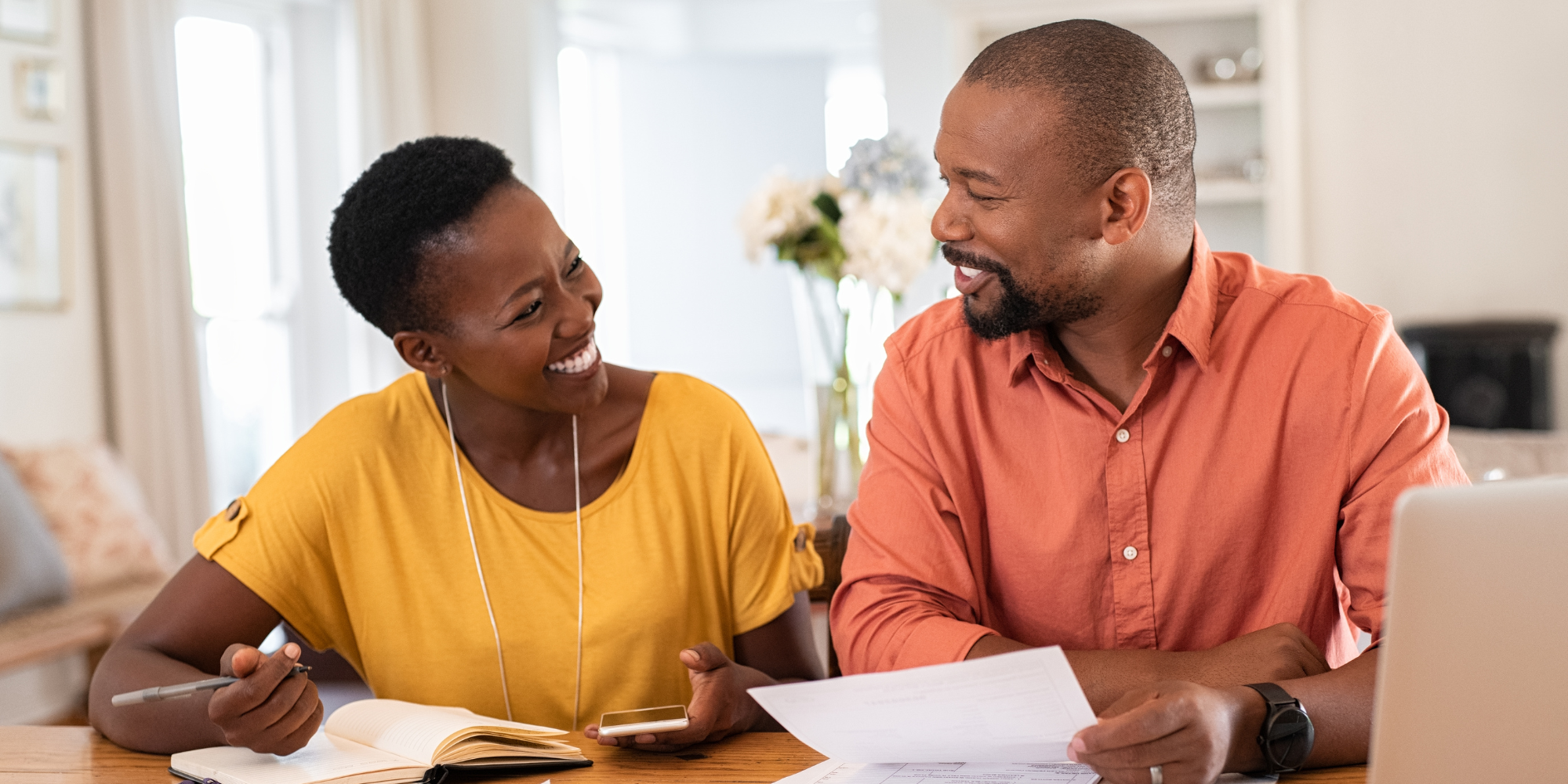Couple Talking About Money