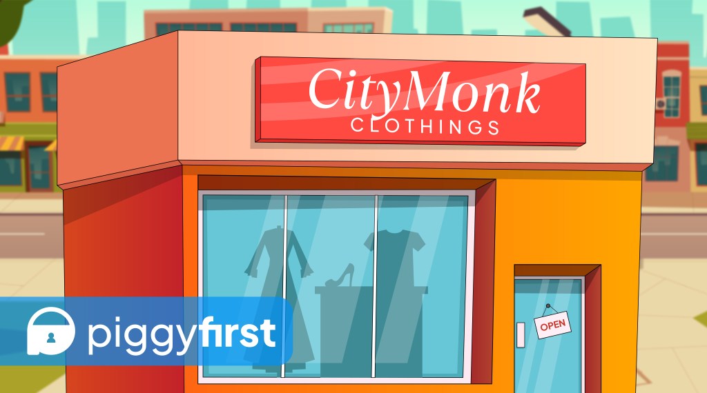 An illustration of Isaac's clothing business