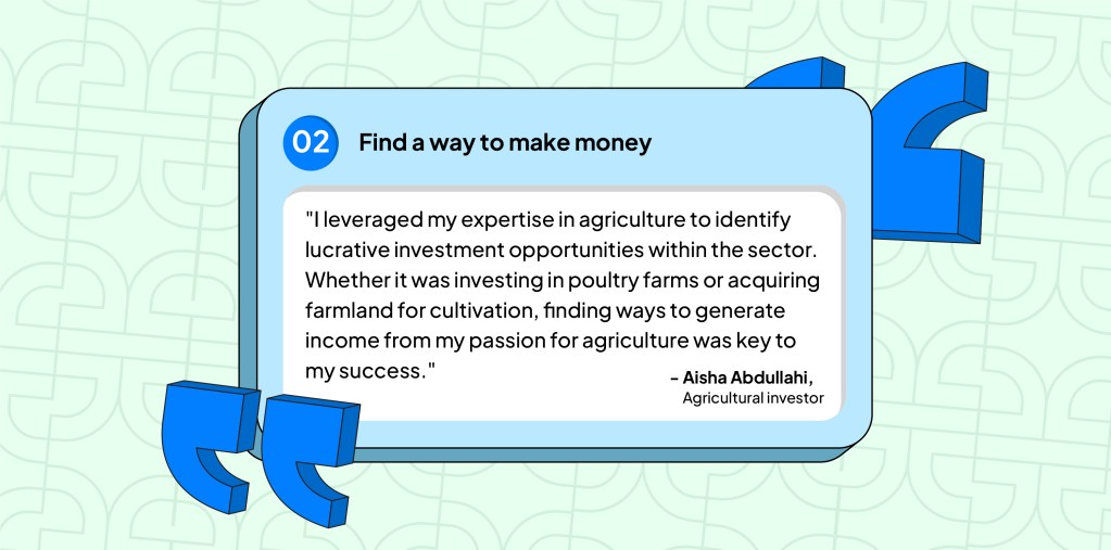 How to become rich — Find a way to make money