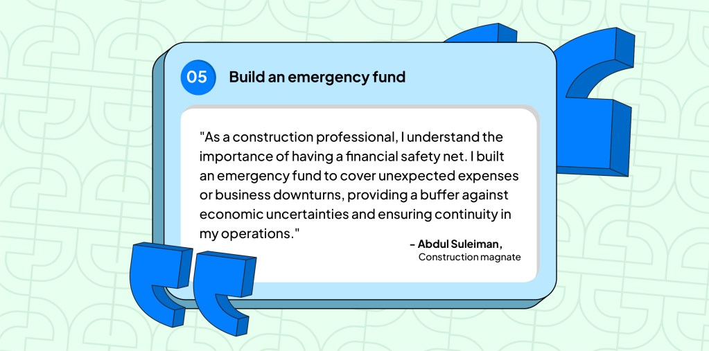 How to become rich — Build an emergency fund