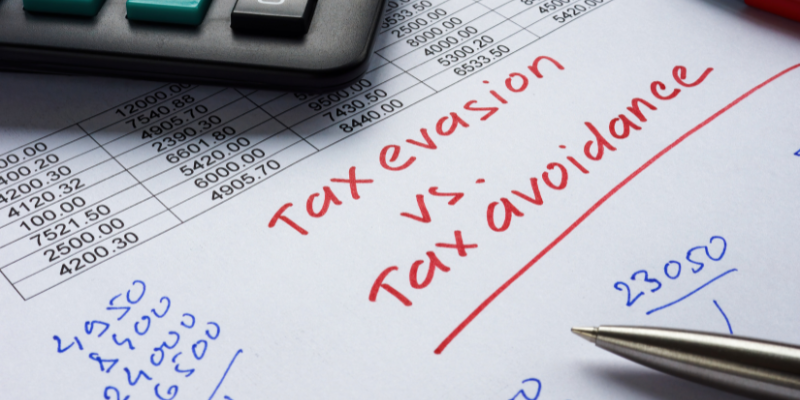What is the difference between tax evasion and tax avoidance in Nigeria?