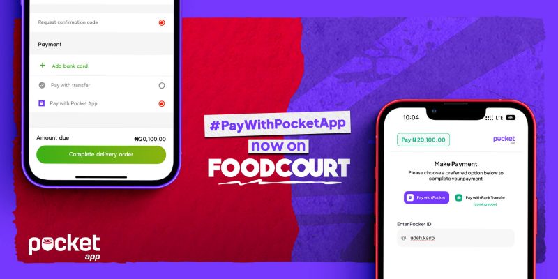 How To Use Pay With Pocket When Ordering On Foodcourt